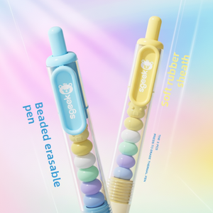 Stylo Gel Rétractable Effaçable Little Genius à Perles – Tendance Instagram, Design Élégant, Anti-Stress pour Étudiants - Product Image 2