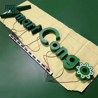 Lettres en relief 3D LED personnalisées pour hôtel, enseigne extérieure pour taxi et parking
