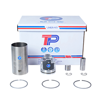 Kit de chemises de cylindre et de pistons TP 6D34 6D34T pour moteur d'excavatrice diesel MITSUBISHI, pièces OEM ME993531 ME220454