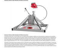 AMBITION Factory Vente Chaude Connexion 5ème Roue (Modèle Boîte à Outils) |   Base de 13 pouces de haut, capacité de charge de 24 000 livres (GTWR), poids de la languette de 4 500 livres |   3220-TBX