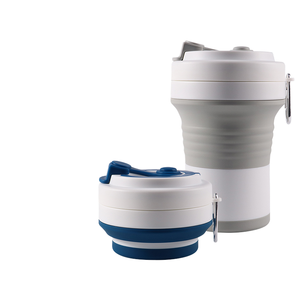 แก้วซิลิโคนพับได้ขนาด 25 ออนซ์ พร้อมฝาปิด |   ปลอดสาร BPA, เกรดสำหรับอาหาร, ป้องกันการรั่วซึม |   ผู้ผลิตแก้วพับได้สำหรับการเดินทางแบบกำหนดเอง - Product Image 4