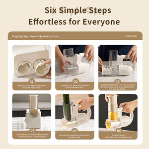 Broyeur à glace électrique 80W à 4 lames en acier inoxydable, mini machine à glace pilée et à neige pour la maison - Product Image 4