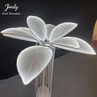 Fournitures de mariage JINDY, support de fleurs LED en forme de lys, décoration de centre commercial, support de fleurs pour événements de banquet en plein air