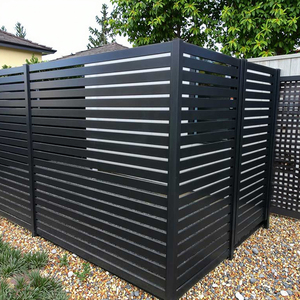 7ft ידידותי לסביבה ומכרסמים עמיד למים מצופה אלומיניום מודרני הרכבה קל גדר פרטיות לוחות לשימוש חיצוני - Product Image 4