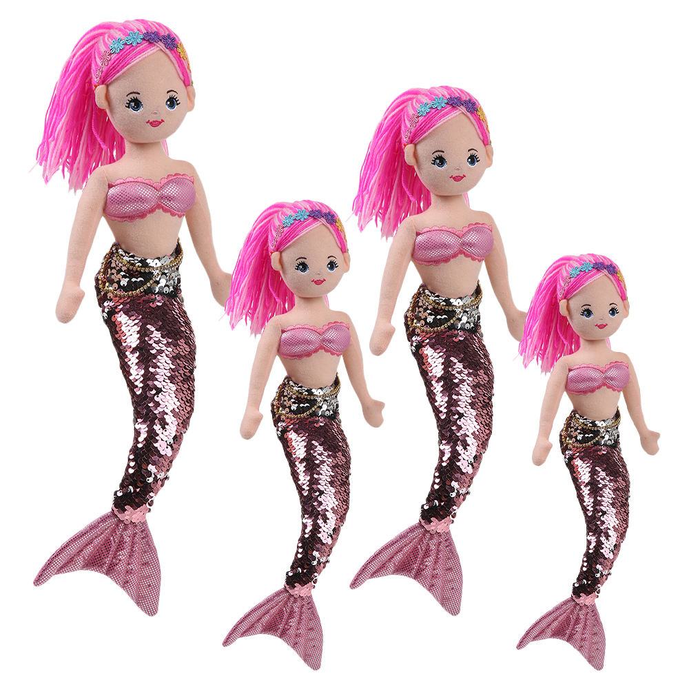 Wholesale Rainbow Mermaid Dolls Soft Cute Toys