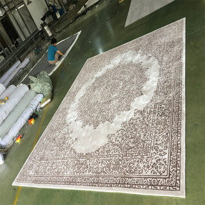Alfombra <span class=keywords><strong>Persa</strong></span> de Alta Gama, Alfombra Clásica Vintage, Alfombra Europea de Lana de Lujo para Sala de Estar, Alfombra Anudada a Mano - Product Image 1