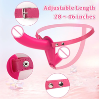 Vibrador de Punto G con Correa Impermeable IPX7, Doble Extremo de Silicona Suave, 10 Modos de Vibración, Control Remoto, Venta al Por Mayor