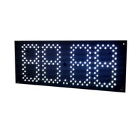Tableau d'affichage des prix d'huile LED, panneau numérique, étanche, led, avec télécommande, utilisé pour Station service, noir