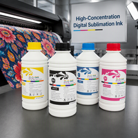 Encre Sublimation Soluble à l'Eau 6 Couleurs (CMYK+LC+LM) à Haut Rendement pour Impression par Transfert sur Séries L18188, L805, L1800 – Photos Vives