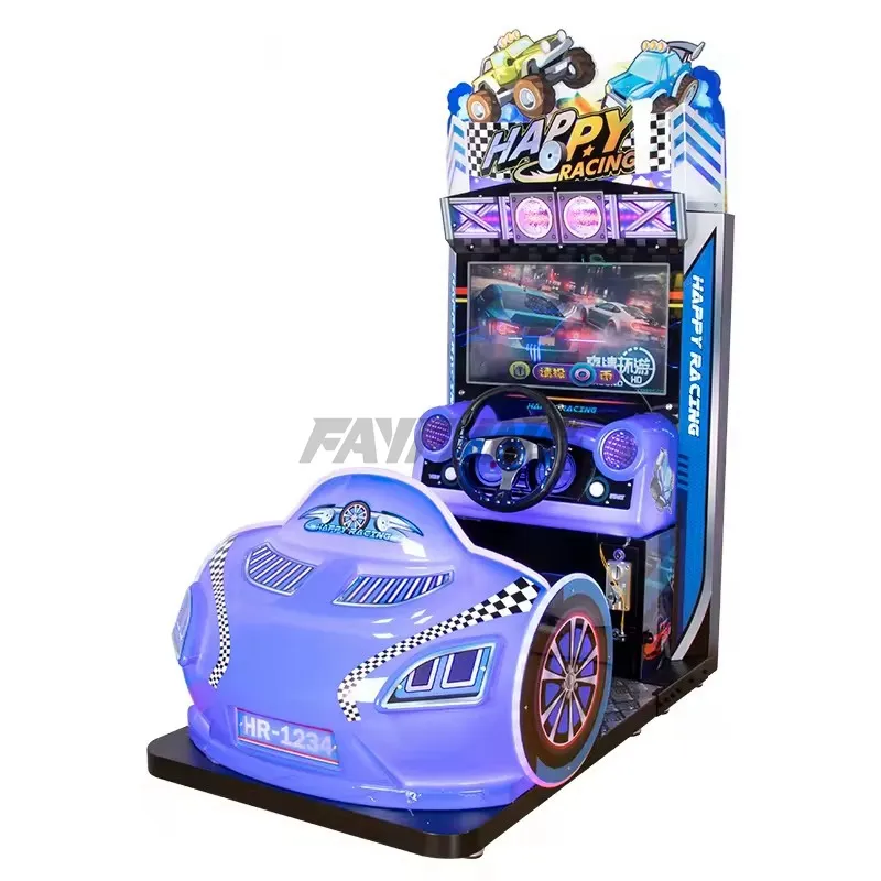 Màn hình LCD đồng tiền hoạt động lái xe trò chơi đua xe máy đua xe sang trọng Mô phỏng trò chơi video Arcade máy