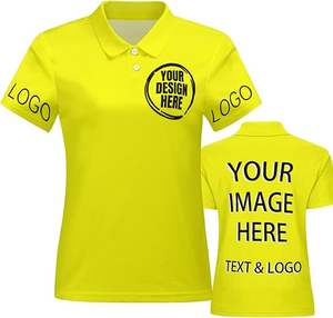 Prix bas, design personnalisé, 100% polyester, vêtements de sport à séchage rapide, t-shirts, polos de golf pour femmes - Product Image 4