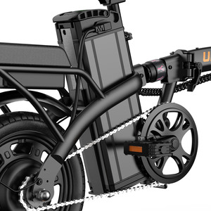 Bicicleta Eléctrica Plegable OEM ODM de Alta Velocidad para Desplazamientos, Batería de Litio, Motor de 350w, 25km/h, Luz LED, Frenos de Disco, Diseño Compacto F1L, Portátil - Product Image 5
