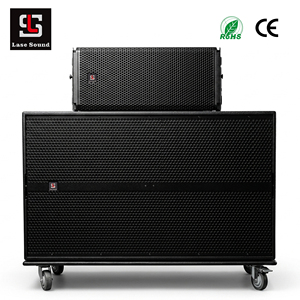 Sistema <span class=keywords><strong>di</strong></span> altoparlanti line array attivo doppio da <span class=keywords><strong>10</strong></span> pollici LS-HDL300 con controllo remoto RDNet, altoparlante PA professionale - Product Image 4