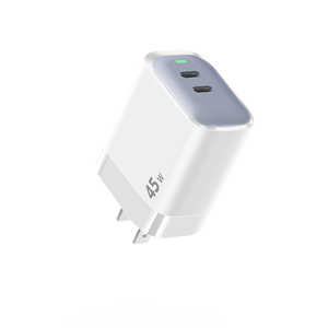 Chargeur USB PD 45W pour téléphone portable, double type C, portable, pour une charge rapide des smartphones et tablettes - Product Image 6