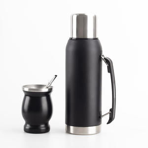 Credrink Kit Complet Yerba Mate Thermos 1000ml, <span class=keywords><strong>Gourde</strong></span> Mate 8oz, Tasse Mate et Bombilla, Yerba Mate Argentin, Termo - Product Image 2