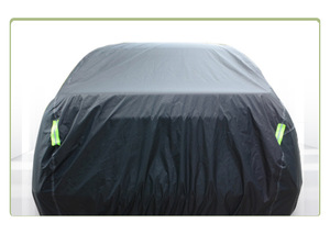 <span class=keywords><strong>Housse</strong></span> de <span class=keywords><strong>voiture</strong></span> imperméable, protégée contre les UV, en tissu épais avec des matériaux Oxford, plastique et PE pour une utilisation en extérieur - Product Image 5