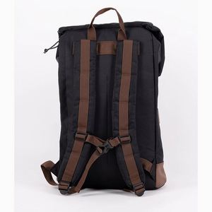 Free sample Men's Custom Softback <b>Roll</b>-<b>Top</b> Waterproof <b>laptop</b> <b>backpack</b> <b>laptop</b> <b>backpack</b> <b>Backpack</b> for School Travel Style Letter - Product Image 4