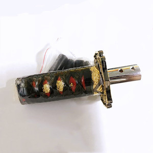 Pomo de Palanca de Cambios Extra Largo Estilo Katana Samurai, Empuñadura de Espada Tejida Negra y Roja, Cabeza de Palanca de Cambios Manual Estilo JDM para Modificación de Coches - Product Image 6