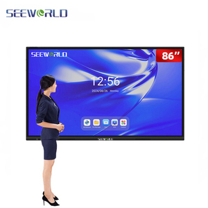 กระดานอัจฉริยะ SEEWORLD AI ขนาด 86 นิ้ว จอแสดงผลแบบอินเทอร์แอคทีฟ  หน้าจอสัมผัสสำหรับห้องเรียน ไวท์บอร์ดสำหรับการสอนในโรงเรียนและการศึกษา - Product Image 1