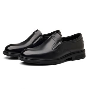 Nuevos Zapatos Casuales de Piel de Primera Calidad para Hombre, Estilo Británico Formal de Negocios, Zapatos de Piel Genuina - Product Image 2