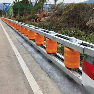 Barrera de Seguridad Anticollisión para Carreteras, Barrera Rodante Galvanizada por Inmersión en Caliente, Barrera de Seguridad Rodante de EVA - Product Image 2