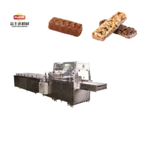 Nouvelle machine à enrober de chocolat en acier inoxydable FSD pour la découpe de barres de bonbons et de céréales, haute efficacité