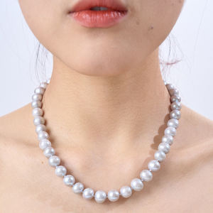 Dây chuyền ngọc trai nước ngọt tự nhiên, nuôi cấy, bạc 925 nguyên chất, dành cho nữ - Product Image 1