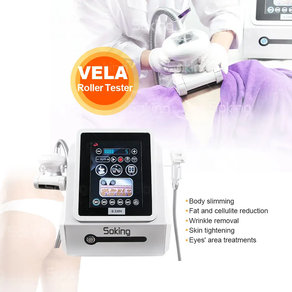 2024 nueva tecnología Vela máquina de adelgazamiento mejor forma cuerpo rodillo masaje máquina para eliminación de celulitis