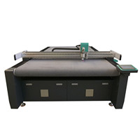 Mesa de corte de tela alimentación automática CNC máquina cortadora de tela cuchillo de vibración plotter de corte cortador plano de tela