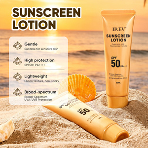 Private Label IREV <b>Sunscreen</b> Lotion 50ml <b>for</b> Block Ultraviolet Rays Prevent <b>Tanning</b> Sunburn And Delay Skin Aging Refreshing Skin - Product Image 6