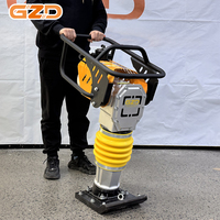 Pilonneuse électrique GZD HCD125, moteur 3KW, impact 15KN, 220V 380V, compacteur de sol personnalisé type Jumping Jack