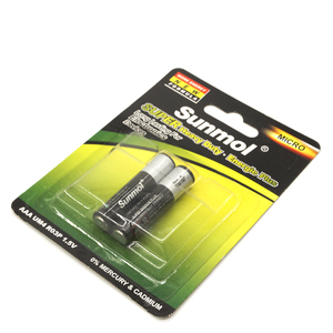 Batería de Zinc de carbono Super resistente UM4 <span class=keywords><strong>No</strong></span> 7 <span class=keywords><strong>AAA</strong></span>, tamaño 1,5 V R3, China - Product Image 2