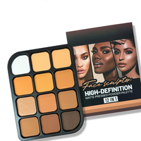 Palette de poudre de contour pour le visage OEM, palette de contour haute pigmentation, marque privée