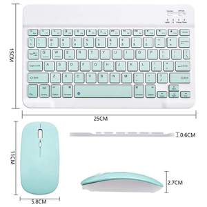 Portable Slim Rechargeable bluetooth Keyboard and <b>Mouse</b> <b>Mice</b> and Keyboards Keyboard and <b>Mouse</b> Combo with n for Tablet - Product Image 5