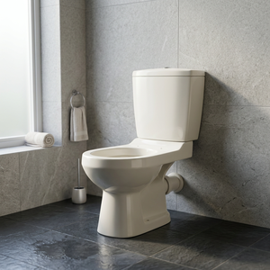 Ceramic Two Piece WC Water Closet Round Close Coupled Toilet Commode P <b>Trap</b> S <b>Trap</b> Dual Flush - Product Image 3