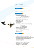 Détecteur CH4 d'analyseur de gaz naturel autonome industriel GTYQ-CA228-D CAATM