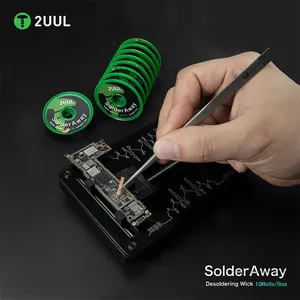 2UUL <span class=keywords><strong>DW11</strong></span>บัดกรีแบบอุตสาหกรรม10ม้วน/กล่องแผงวงจรหลักสำหรับการเชื่อมแผงวงจรตะกั่วบัดกรีแบบสานสะอาด - Product Image 4