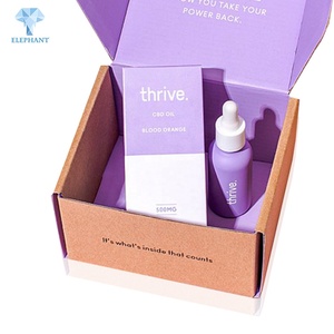 Custom Size Candle Perfume Oil Cosmetic Gift Purple Packaging Kraft Box Custom - Product Image 4