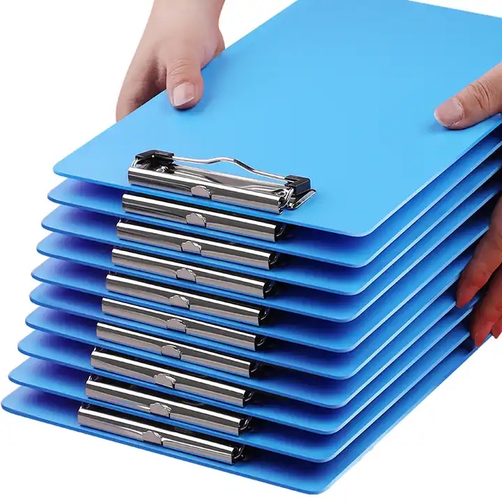 Многоразовый офисный A4 A5 A6 черный пластиковый Pp прозрачный буфер обмена с блокнотом для записи