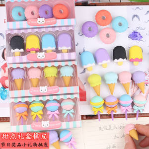 Goma de Borrar Promocional con Forma de Pastel, Helado, Hamburguesa, Goma de Borrar de Comida y Mini Goma de Borrar 3D de Venta Caliente para Niños - Product Image 4