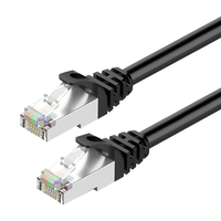Kabel Patch Ethernet Cat5 Berwarna Kecepatan Tinggi YUXUN dengan Pelindung Rj45 UTP FTP SFTP cat 5e