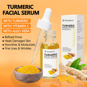 Yüz Anti akne yaşlanma koyu nokta sökücü Tumeric yüz cilt bakımı seti kadınlar için özel etiket beyazlatma zerdeçal cilt bakımı seti - Product Image 4