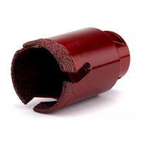 Ensemble de forets diamantés à noyau M14, brasés sous vide, pour marbre, pierre, carrelage en porcelaine