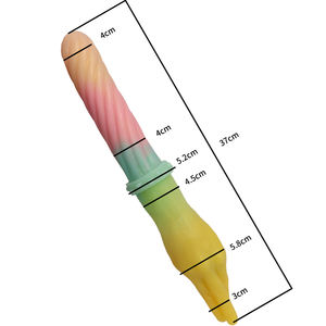 2022 New Sex Toys LUUK-7032 doppel köpfigen pseudo-förmigen Penis oberen Teil abgerundeten Kopf klassische und unveränderte Handflächen form - Product Image 6