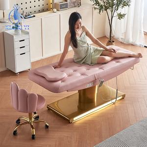 맞춤형 3모터 전동 마사지 침대 뷰티 살롱 스파 속눈썹 피부 관리 베드 - Product Image 2