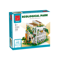 Ensemble de blocs de construction XMORK en forme de maison triangulaire avec éclairage, 40 pièces, en plastique ABS, jouet éducatif pour les enfants de 8 à 13 ans, certifié CE