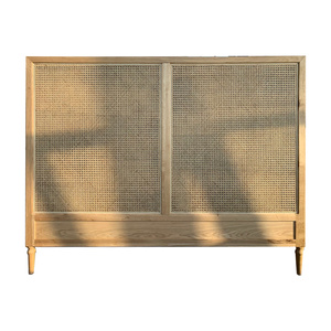 Set king size di design di lusso mobili camera da <span class=keywords><strong>letto</strong></span> in rattan testiere da <span class=keywords><strong>letto</strong></span> in legno massello <span class=keywords><strong>per</strong></span> letti matrimoniali - Product Image 4