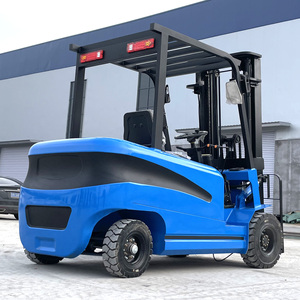 Kostenloser Versand Elektro-Gabelstapler Vierrad 1 Tonne 1,5 Tonnen 2 Meter Hubhöhe Batteriebetriebener Lade- und Entladegabelstapler - Product Image 3