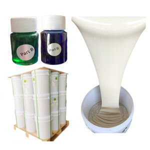 Shore 10 latta Silicone RTV2 A10 per prodotti di stampo Fine stampaggio materiale in gomma tipo di cura dello stagno - Product Image 1