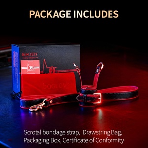 Correa de Cuero BDSM DOGLOV, Correa de Restricción para Pene y Bolas, Juego Sexual para Parejas, Juguetes Sexuales Fetichistas, Equipo de Bondage para Hombres - Product Image 5